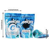 OAMSHUE - Smell Proof Mylar Bags - 4x6 inch Resealable Ziplock Stand-up Foil Bags Food Safe Aluminum Material(4x6 in. (7 grams) - (Cilin cookies )