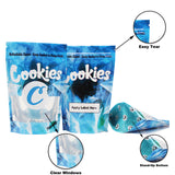 OAMSHUE - Smell Proof Mylar Bags - 4x6 inch Resealable Ziplock Stand-up Foil Bags Food Safe Aluminum Material(4x6 in. (7 grams) - (Cilin cookies )